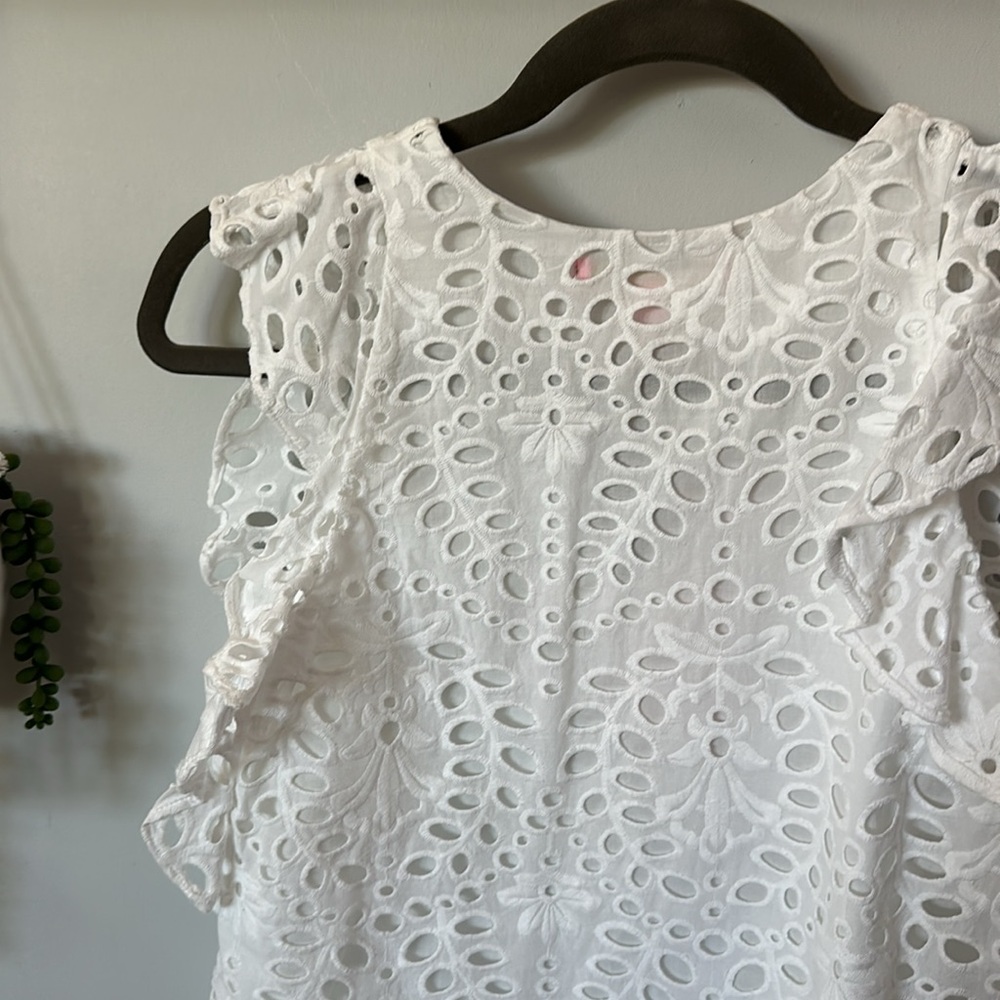 Lilly Pulitzer white Faun Top xs - Picture 9 of 9
